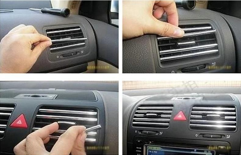 Colorful Car Door Protection Strips Car Inside Decoration Accessories for Auto Molding Trim