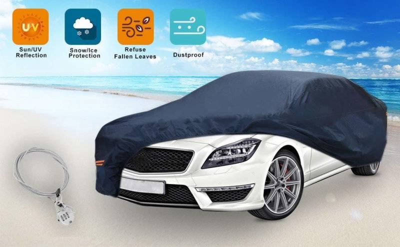 250g PVC Cotton Car Cover 100% UV-Proof and Water-Proof