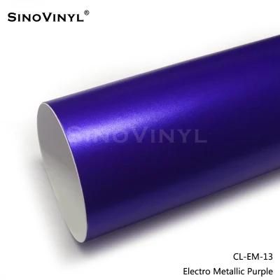 SINOVINYL Wrapping Car Vinyl Matte Electro Metallic Decoraiton Film Color Changing Vinyl