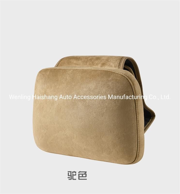 Foam Car Seat Cushion Artificial Suede Pillow