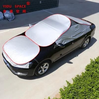 Wholesale All Weather Sunproof Waterproof Silver Folding Universal Auto Sunshade