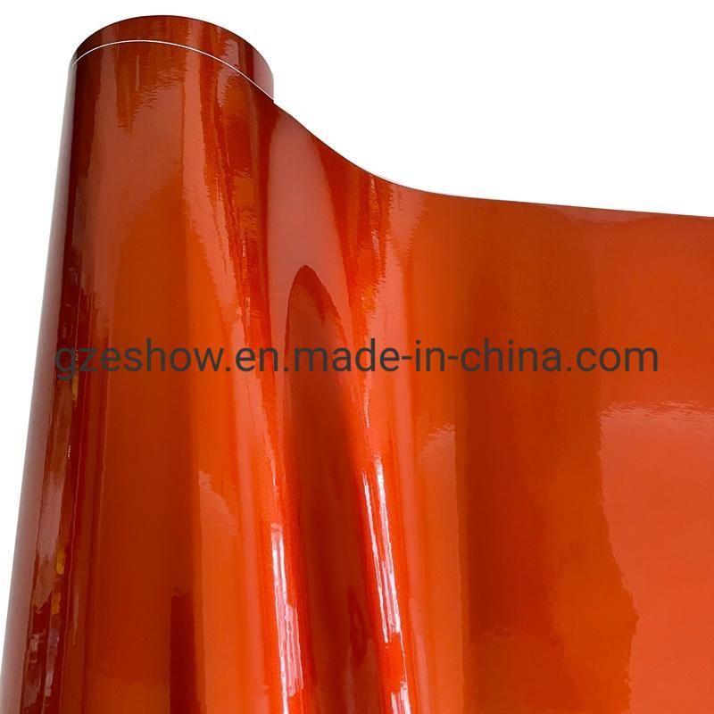 Car Decoration Pearl Metallic Orange Car Wrap Film for Car