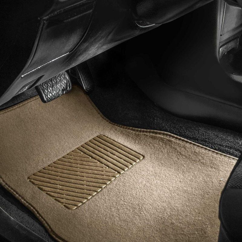 Auto Accessory Carpet Vehicle Floor Mats Yellow