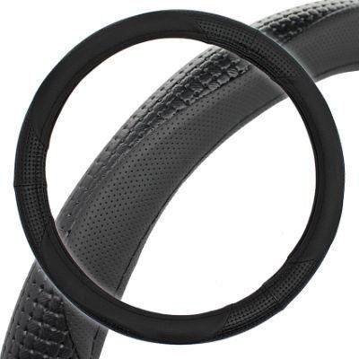 Black Color Stylish Car Steering Wheel Wrap Covers