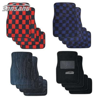 Hot Selling Universal Size Checker Car Floor Mat