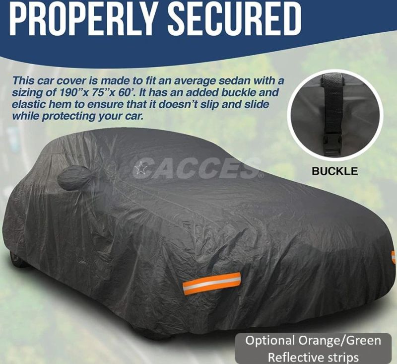 Universal Fully Waterproof, Scratch Proof, Durable Car Cover, Breathable 250g Cotton Filled, Heavy Duty All Size for Sedan, SUV, MPV, Motorcycle Xs/S/M/L/XL/XXL