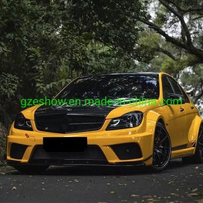 Glossy Yellow Vinyl Car Wrap Car Body Decoration Vinyl Film