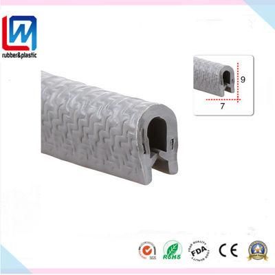 U-Shape PVC Rubber Extrusion Profile with Steel Belt for Auto
