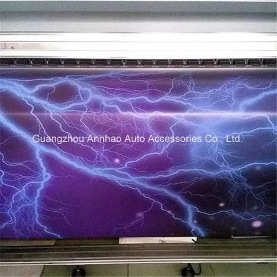 PVC Material Car Body Stickers Galaxy Lightning Car Wrap Foil