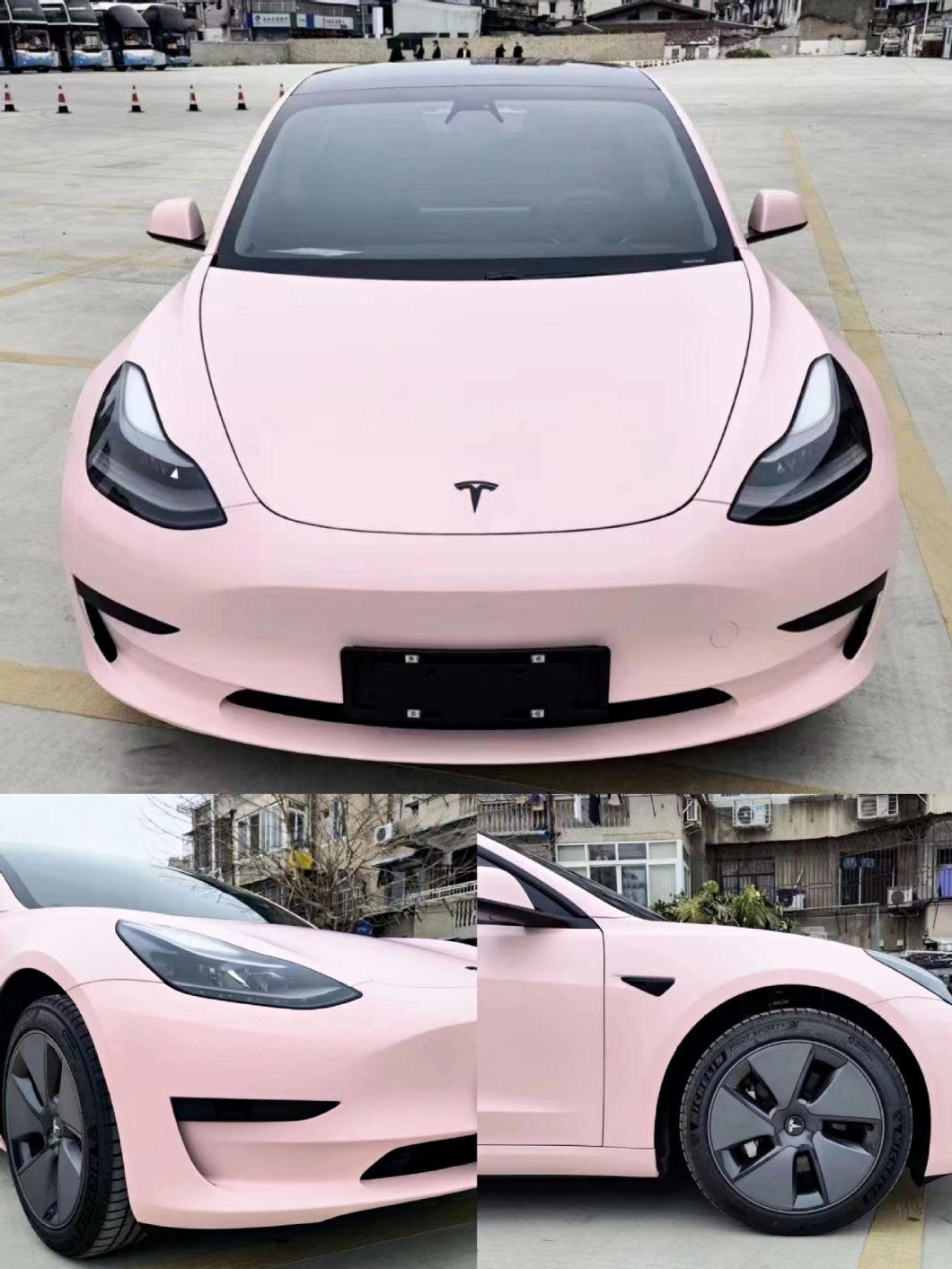 Color Changing Film Matte Pale Pink Wrap Sticker Vinyl Film