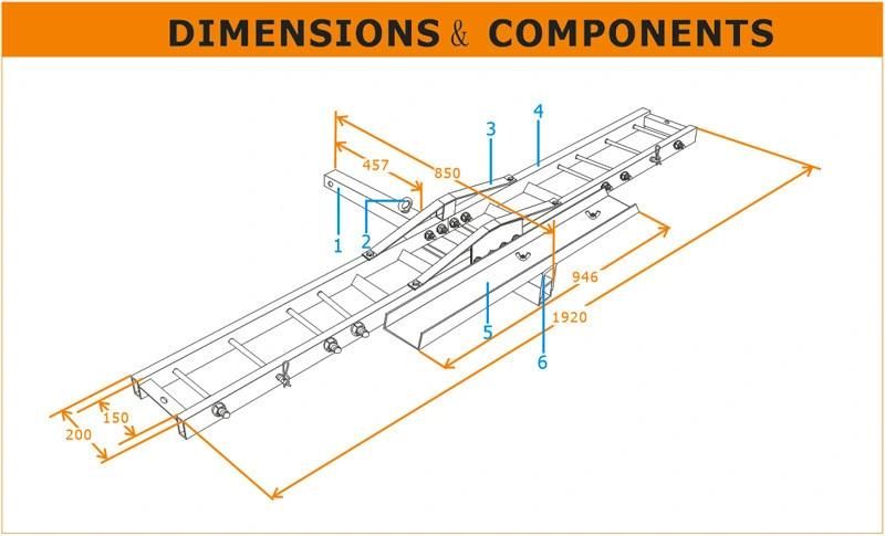 Steel Motorcycle Carrier - 500 Lbs. Capacity