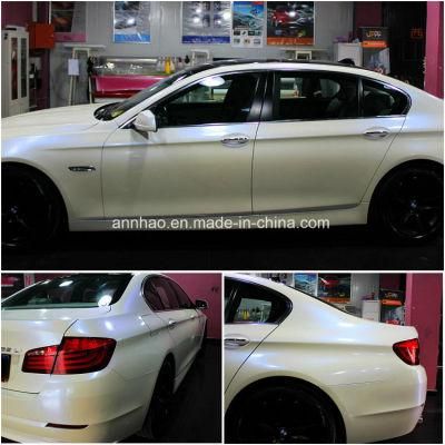 3 Layers Good Quality 1.52 X 18m High Glossy White Chameleon Vinyl Wraps