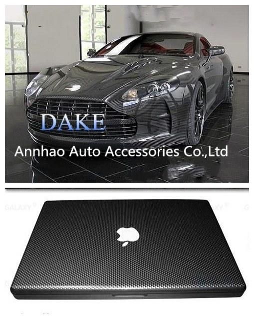 Air Bubble Channel Car Exterior Accessories 2D Carbon Fiber Vinyl