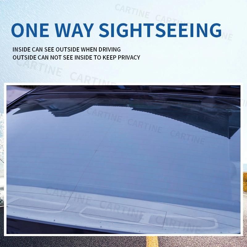 Car Sunscreen Retractable Sun Visor Car Front Automatically Scalable Sunshade Free Folding Window Shade Rear Window Shades