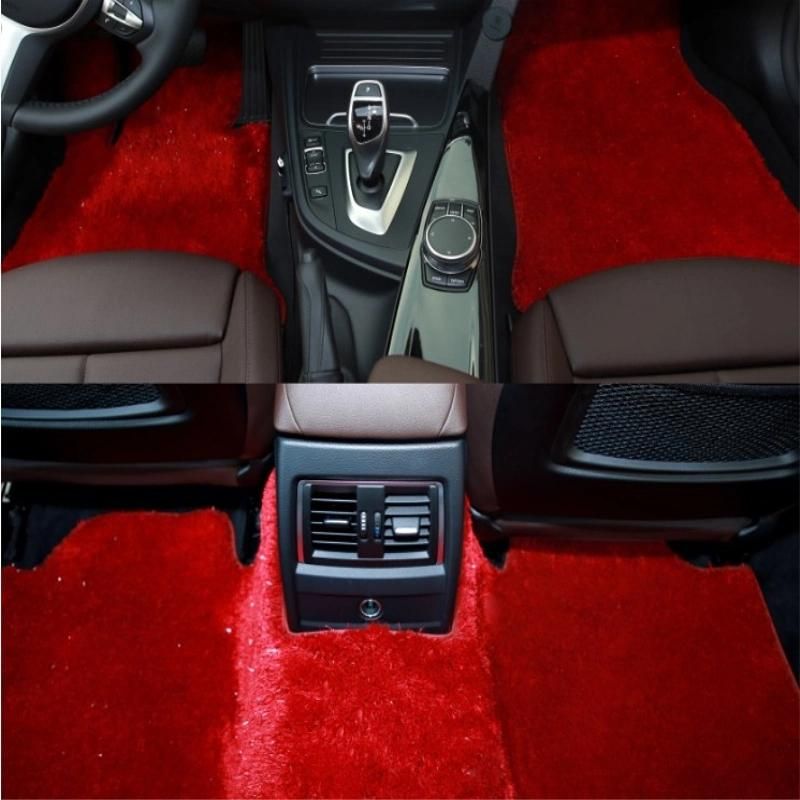 Colorful Set Carpet Car Mat for Universal Cars PVC Floor Covering Mat Set Car Floor Mats