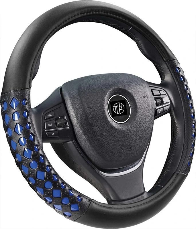 Europe Classic Rubber PVC Leather Car Steering Wheel Covers