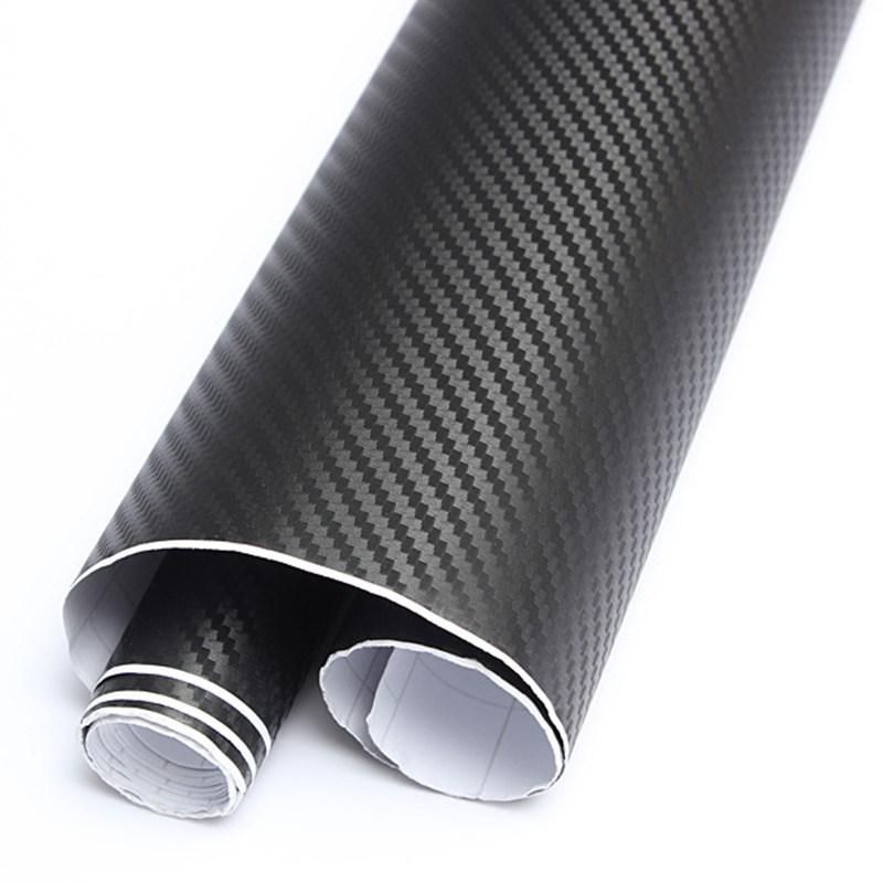 Black 3D Carbon Fiber Vinyl Wrap Film