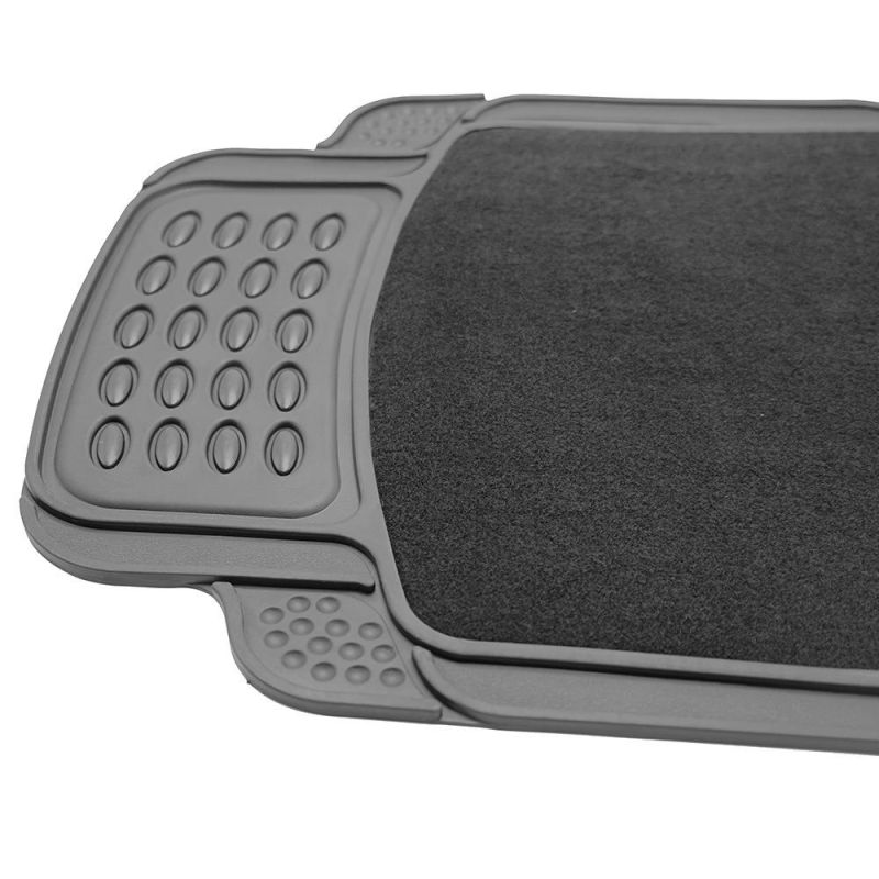 Car Floor Mats - All-Weather, Non-Slip, Odorless Rubber - Universal Fit Best for Car SUV Truck Van, Heavy Duty