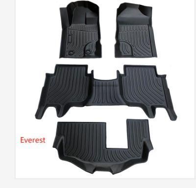 Double Layer Foot Mat TPE 5D Floor Mat for Ford Everest