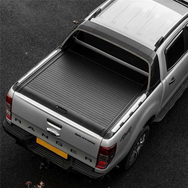 Low Profile Truck Bed Cover Hard Folding Tonneau Cover Fit for Dodge RAM 1500 09-19 5.7FT Bed