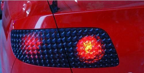 Idealmax Car Wrap Headlight Tint Film Chameleon Red Color