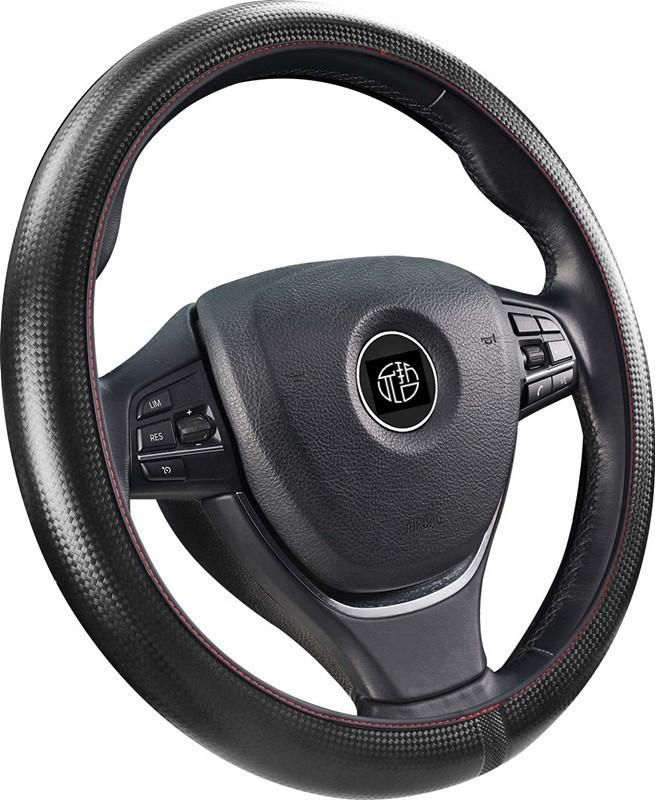 Manufacturers Wholesale Litchi Grain Abrasion Resistant Upmarket Steering Wheel Cover