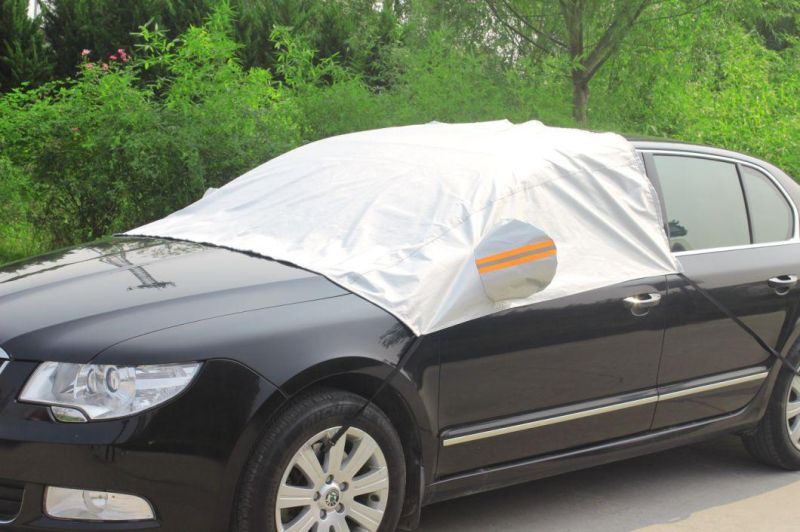 Aluiminum PEVA &Thicker Ppcotton Material Front Windshield Sunshade Snow Protection Cover