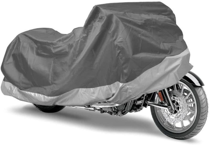 Motorcycle Cover All Season - Durable & Tear Proof Night Reflective with Lock-Holes