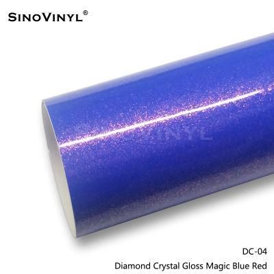 SINOVINYL Diamond Crystal Auto Skin Custom Wrap Car Vinyl Self Adhesive PVC Film