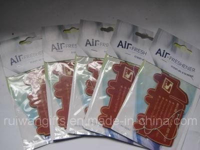 Printed Paper Car Air Freshener Promotion Gift