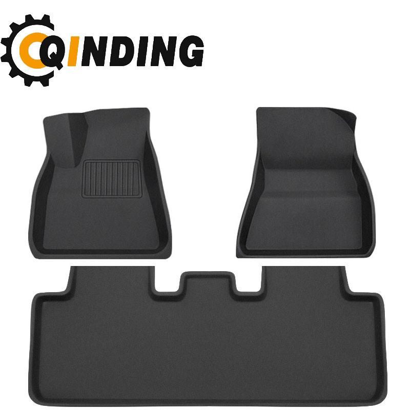 Factory Wholesale Car Accessories 3D TPE Rubber Car Floor Mats Anti-Slip Car Foot Mat for Chery Tiggo 23D