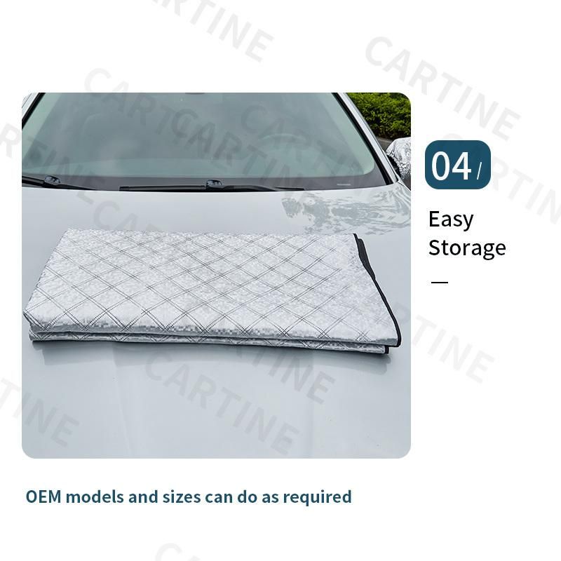 Windshield Snow Cover Ice Removal Wiper Visor Protector All Weather Winter Summer Auto Sun Shade for Cars Trucks Vans and Suvs