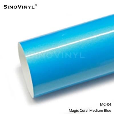 SINOVINYL Gloss Mystic Coral Car Decals Sticker 1.52x18m/5x59FT Auto Wrapping Vinyl Film