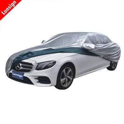 Luxury Car Indoor Hot Sale Auto Silver Coated Dust Proof SUV Sedan Cover