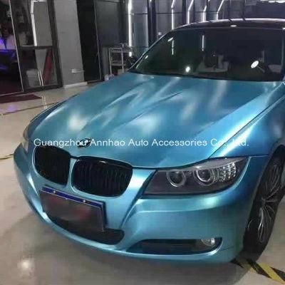 Lake Blue Matte Satin Car Wrapping Vinyl Roll