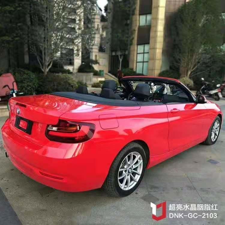 Guangzhou Factory PVC Removable Low Tack Super Crystal Sticker Auto Car Wrap Vinyl Decoration Film