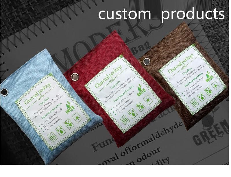 Natural Air Purifying Bag Bamboo Charcoal Bag Air Freshener Odour Eliminator 500g