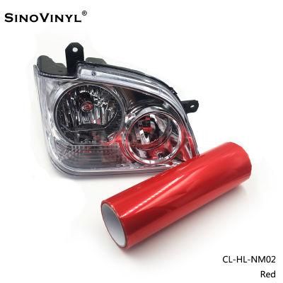 SINOVINYL Popular Selling Headlight Film Waterproof Auto Light Color Change Vinyl Car Tint Film Headlight Film