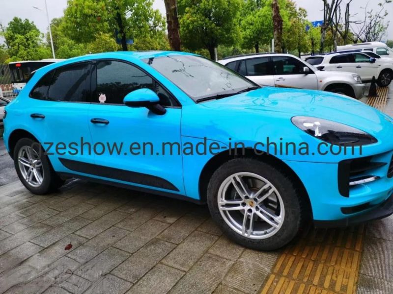 Ultra Glossy Miami Blue PVC Decorative Film for Car