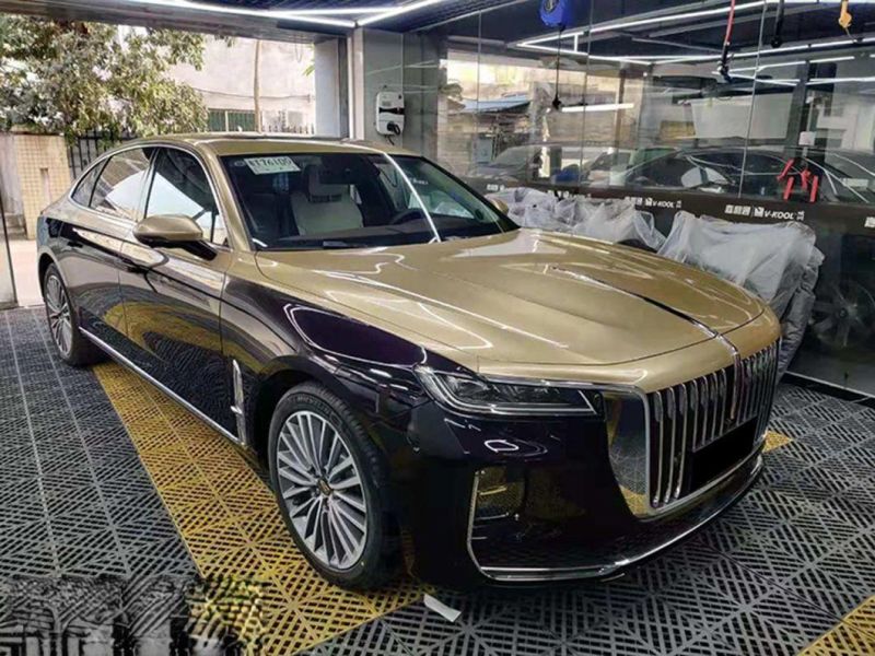 Glossy Metallic Champagne Gold Car Body Change Color Film