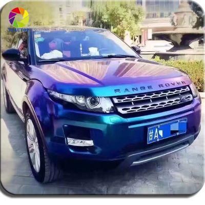 Tsautop 1.52*18m Air Free Bubbles Chameleon Pearl Vehicle Stickers Car Body Wrap