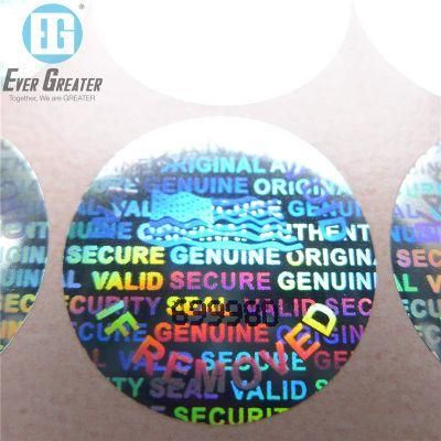 Custom Security Hologram Strip Label Sticker Tamper Proof Seal Custom High Quality Hologram Sticker