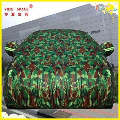 Hot Sale Manful Shrink Waterproof Sunshade Folding Camouflage Sedan Cover