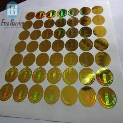 High Quality Design Authentic Hologram Stickers Certificate Custom Hologram Stickers