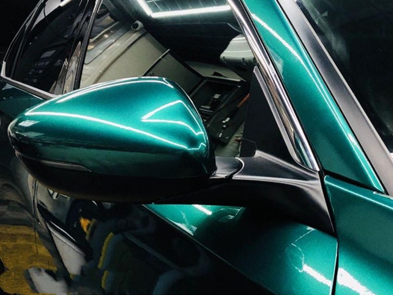 Color Changing Satin Metallic Glossy Emerald Wrap Sticker Vinyl Film