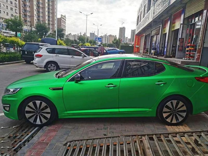 Car Color Changing Film Full Body Satin Ice Green Car Sticker