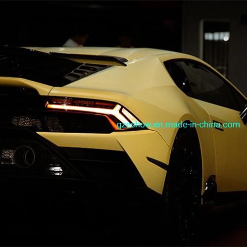 Matte Light Yellow Color Changing Car Wrap Viny