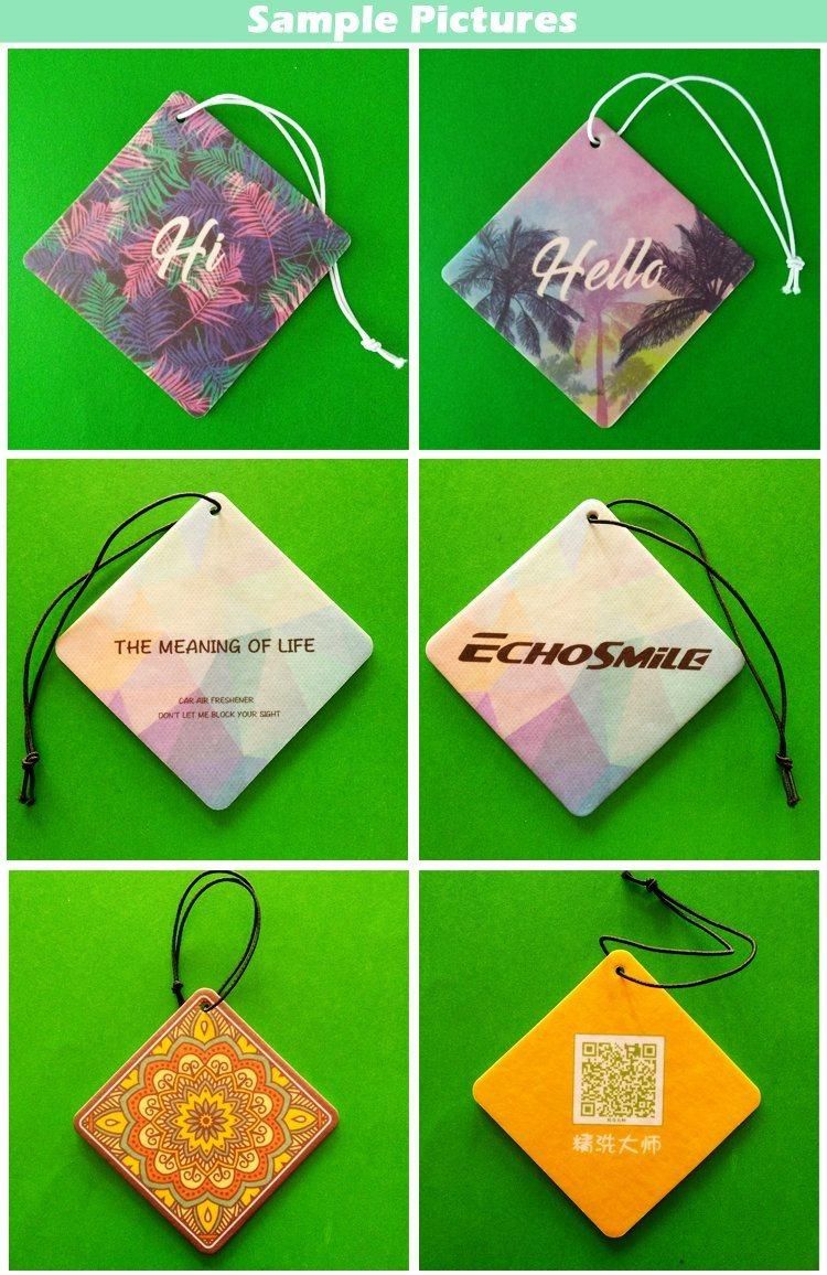 Custom Car Air Freshener Hanging Car Freshener Custom Paper Car Air