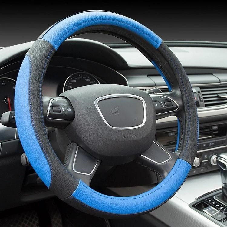 Leather Auto Car Steering Wheel Cover