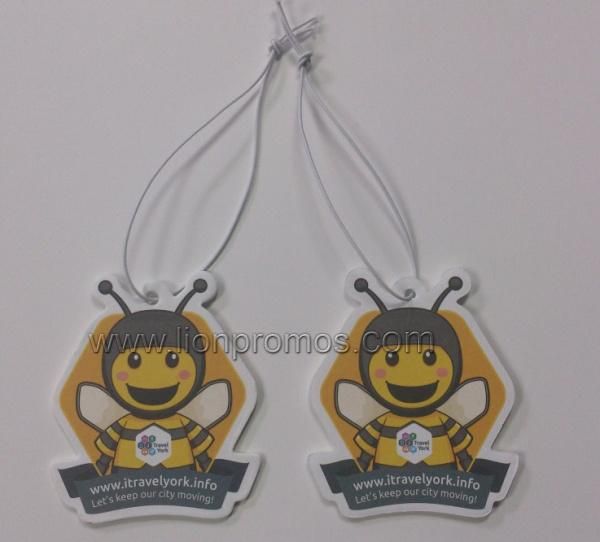 Custom Shape Trade Show Giveaways Paper Air Freshener